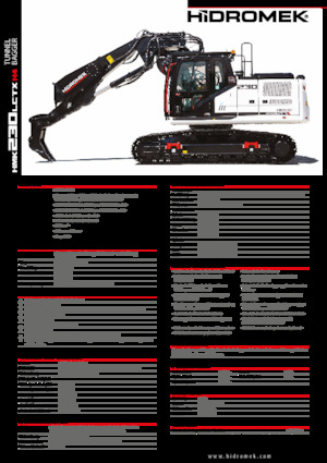 Гусеничні екскаватори Hidromek HMK 230 LC TX 