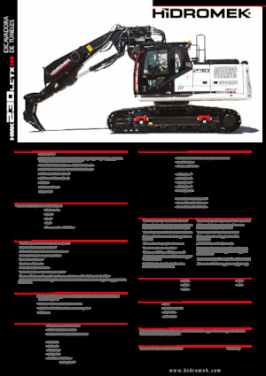 Гусеничні екскаватори Hidromek HMK 230 LC TX 