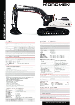 Гусеничні екскаватори Hidromek HMK 300 LC PLUS