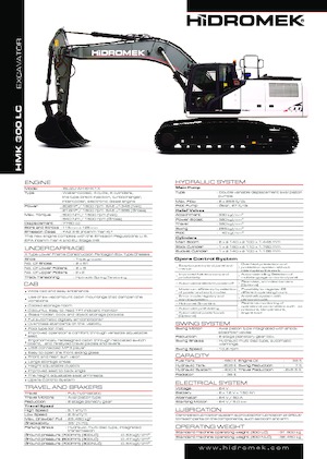 Гусеничні екскаватори Hidromek HMK 300 LC PLUS