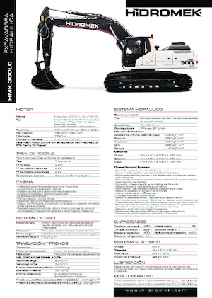 Гусеничні екскаватори Hidromek HMK 300 LC PLUS