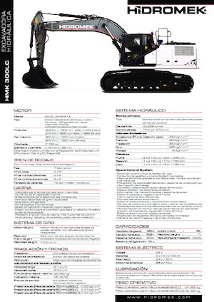 Гусеничні екскаватори Hidromek HMK 300 LC PLUS