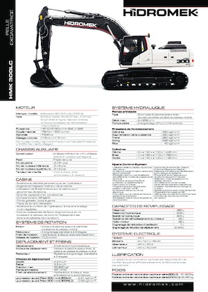 Гусеничні екскаватори Hidromek HMK 300 LC PLUS