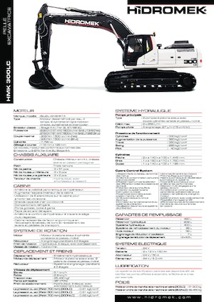 Гусеничні екскаватори Hidromek HMK 300 LC PLUS