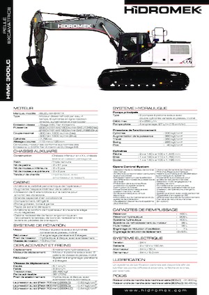 Гусеничні екскаватори Hidromek HMK 300 LC PLUS