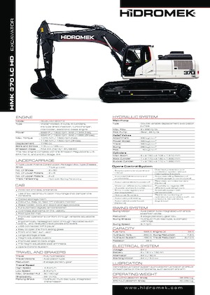 Гусеничні екскаватори Hidromek HMK 370 LC-HD