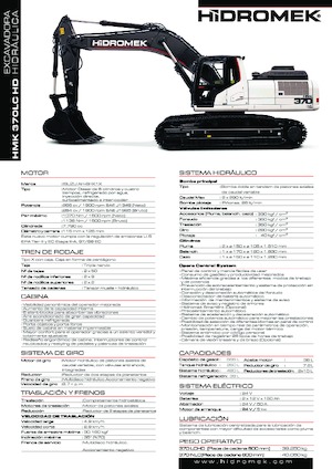 Гусеничні екскаватори Hidromek HMK 370 LC-HD