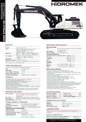 Гусеничні екскаватори Hidromek HMK 370 LC-HD