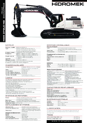 Гусеничні екскаватори Hidromek HMK 370 LC-HD