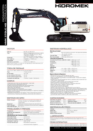 Гусеничні екскаватори Hidromek HMK 370 LC-HD
