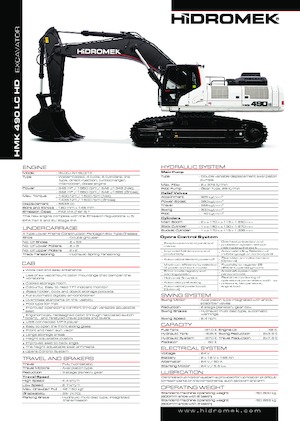 Гусеничні екскаватори Hidromek HMK 490 LC-HD
