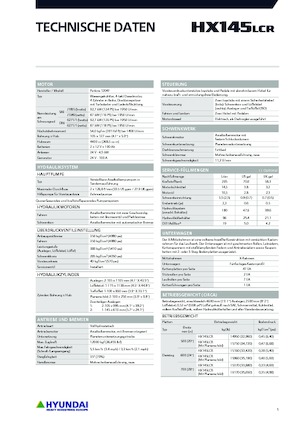 Гусеничні екскаватори Hyundai HX145LCR