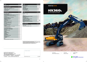 Гусеничні екскаватори Hyundai HX 360L