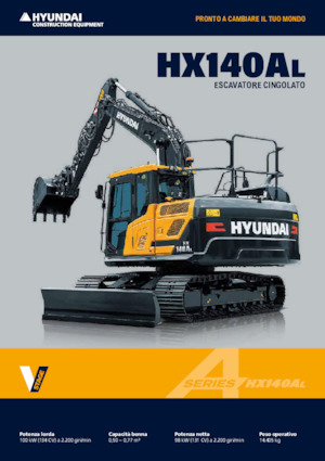 Гусеничні екскаватори Hyundai HX140AL