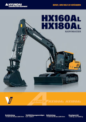 Гусеничні екскаватори Hyundai HX180AL