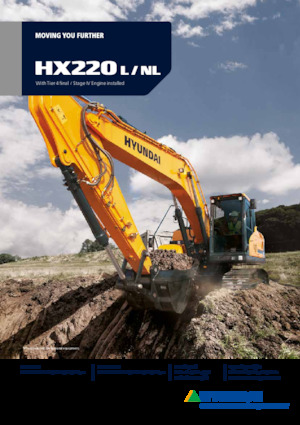 Гусеничні екскаватори Hyundai HX220NL