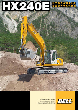 Гусеничні екскаватори Bell HX240E