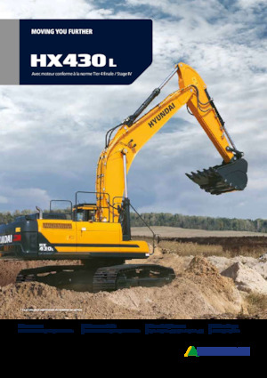 Гусеничні екскаватори Hyundai HX430L