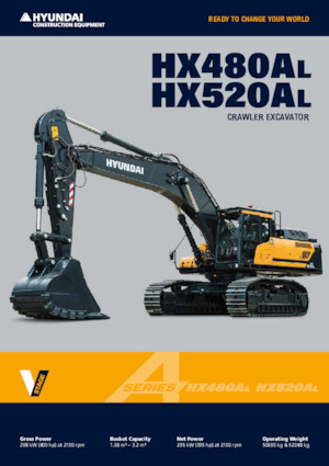 Гусеничні екскаватори Hyundai HX520AL