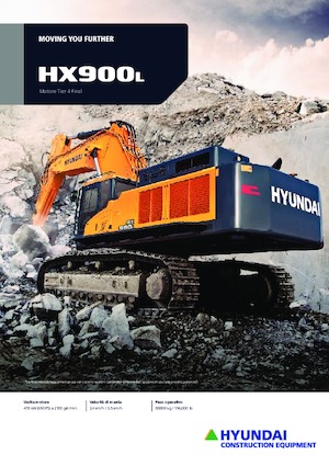 Гусеничні екскаватори Hyundai HX900L