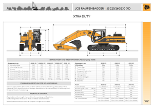 Гусеничні екскаватори JCB JS 260 XD