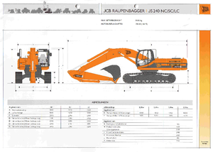 Гусеничні екскаватори JCB JS 240 LC