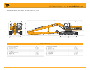Гусеничні екскаватори JCB JS 260 LR