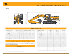 Гусеничні екскаватори JCB JS 330 NL XD