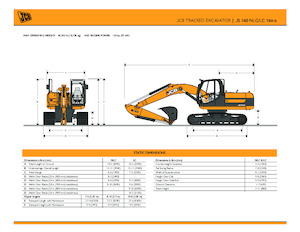 Гусеничні екскаватори JCB JS160