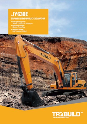 Гусеничні екскаватори TRXBUILD JY630E