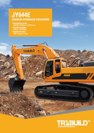 Гусеничні екскаватори TRXBUILD JY644E