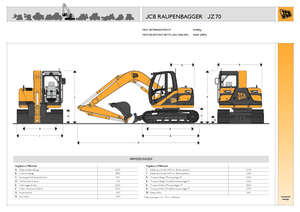 Гусеничні екскаватори JCB JZ 70 offset