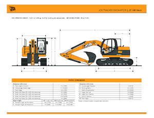 Гусеничні екскаватори JCB JZ140