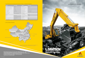 Гусеничні екскаватори SDLG LG6250E