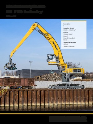 Екскаватори для перевалки Liebherr LH 110 C Gantry Industry Litronic