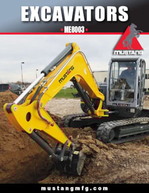 Гусеничні екскаватори Mustang ME8003