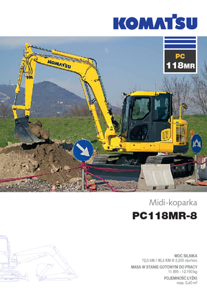Гусеничні екскаватори Komatsu PC118MR-8