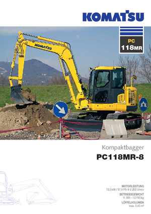 Гусеничні екскаватори Komatsu PC118MR-8