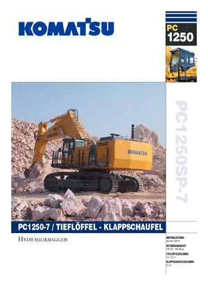 Гусеничні екскаватори Komatsu PC1250SP-7