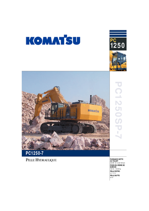 Гусеничні екскаватори Komatsu PC1250SP-7