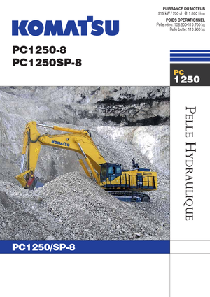 Гусеничні екскаватори Komatsu PC1250SP-8