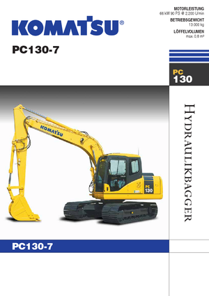Гусеничні екскаватори Komatsu PC130-7