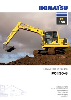 Гусеничні екскаватори Komatsu PC130-8