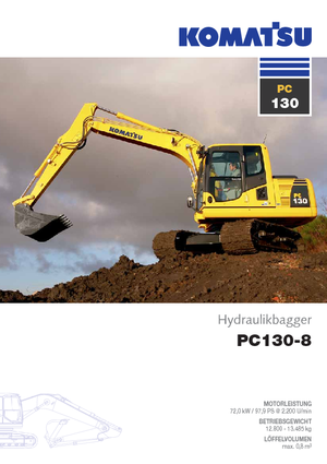 Гусеничні екскаватори Komatsu PC130-8