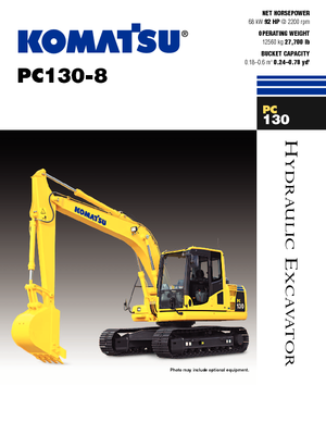 Гусеничні екскаватори Komatsu PC130-8