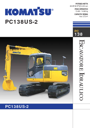 Гусеничні екскаватори Komatsu PC138US-2