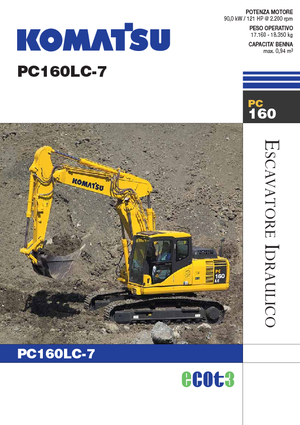 Гусеничні екскаватори Komatsu PC160LC-7