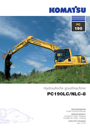 Гусеничні екскаватори Komatsu PC190-8 LC