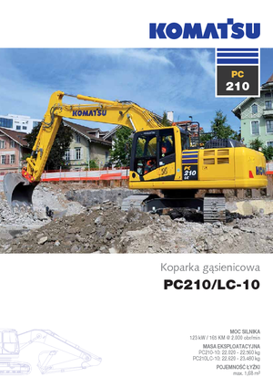 Гусеничні екскаватори Komatsu PC210-10