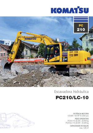 Гусеничні екскаватори Komatsu PC210-10
